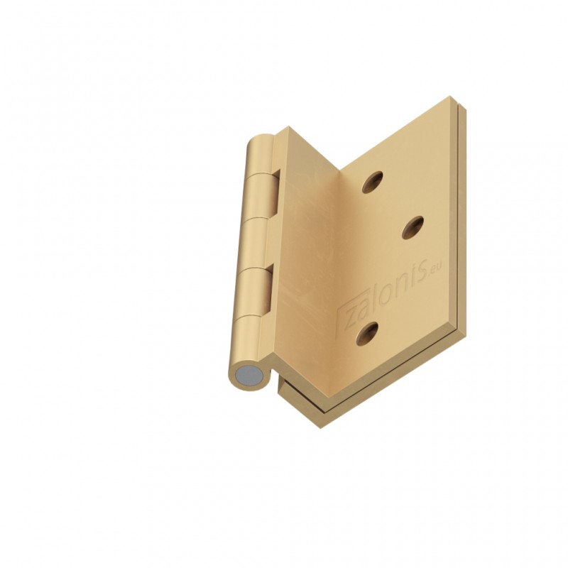 FLAT CORNER HINGE 40x40 / MAT GOLD VARIOUS HINGES